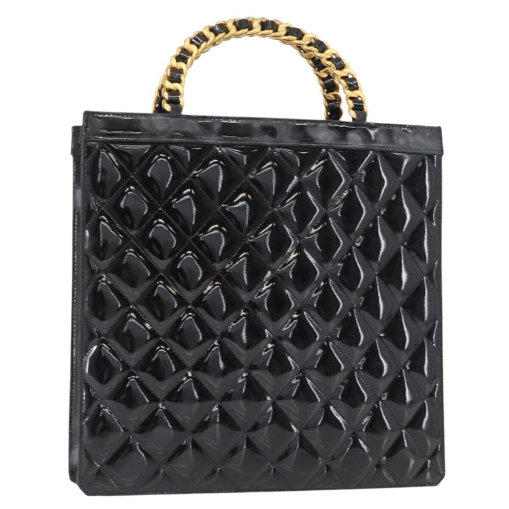 Chanel Chocolate bar tote Leather